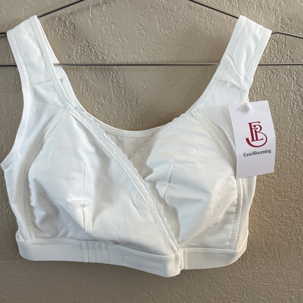 Easeblooming Women's White Intimate Bra size large